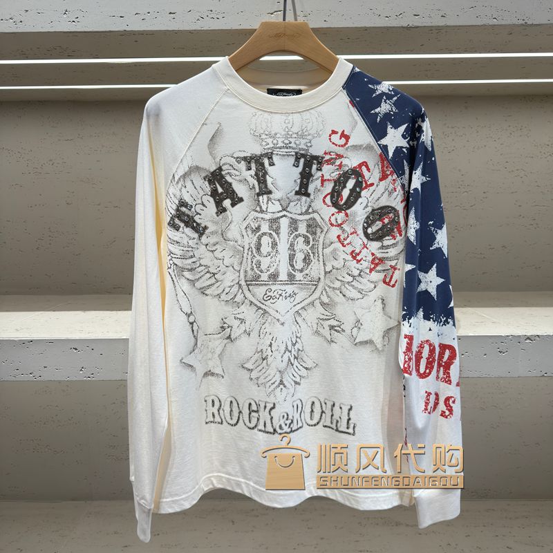 Ed Hardy Men's Luxury Fashion Brand Genuine Autumn 26 Men's Long-Sleeve T-Shirt E1Scm021 2280 Ed Hardy Men's Luxury Fashion Brand Genuine Autumn 26 Men's Long-Sleeve T-Shirt E1Scm021 2280