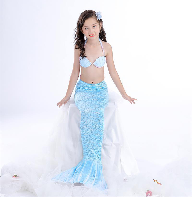 Áo tắm cho bé gái đuôi cá 2018 mới cho bé gái ba mảnh áo tắm chia đôi áo tắm nàng tiên cá phù hợp với áo tắm shop quần áo trẻ em đẹp