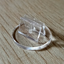 Transparent plastic board game standing statue base DIY homemade figure standing card board game accessories round cardboard card holder