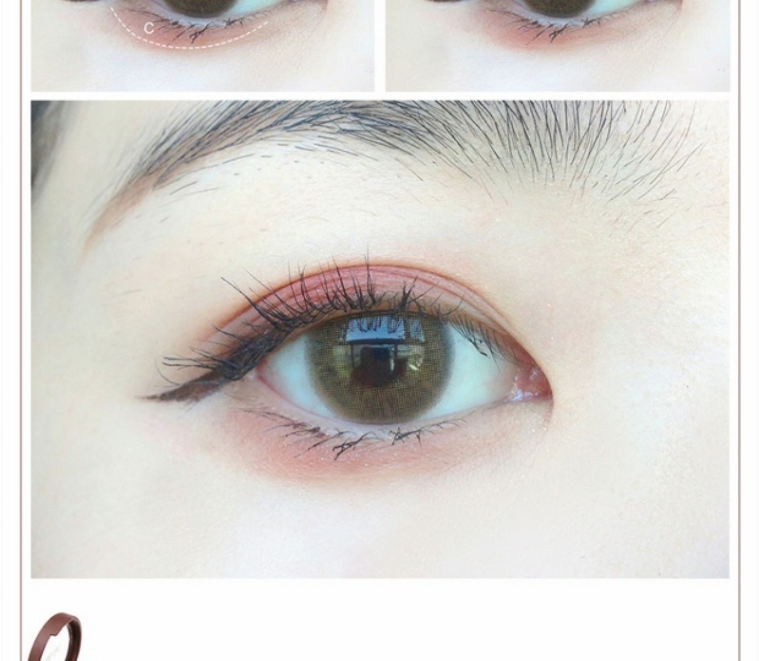 Giải phóng mặt bằng Judydoll lụa màu cam mềm mại đầy màu sắc ba màu phấn mắt màu ngọc trai phấn mắt sản phẩm mới sáng bóng - Bóng mắt bảng mắt muge leen