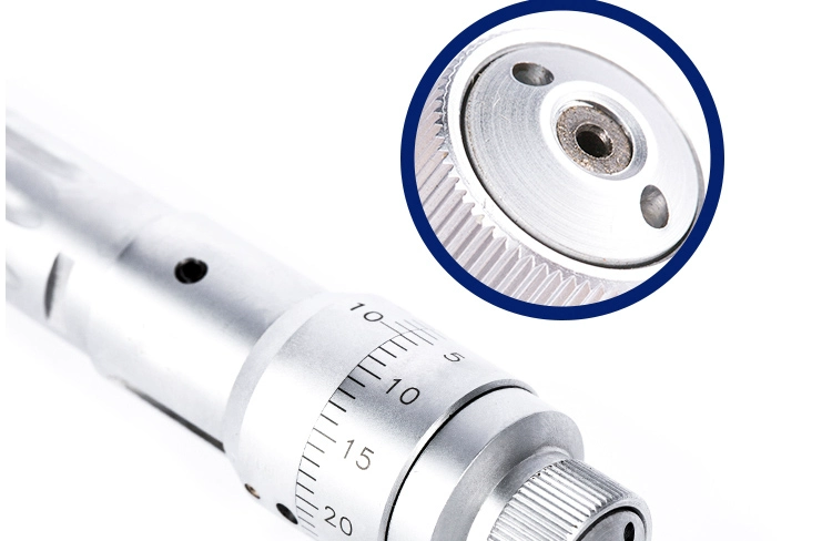 thước đo micrometer Quế Lâm Quảng Hưng ba điểm đường kính trong micromet 6-200 ba lấy lỗ bên trong đo độ chính xác cao ba điểm đo nội bộ 3-175 thước vặn đo ngoài thước vặn đo ngoài