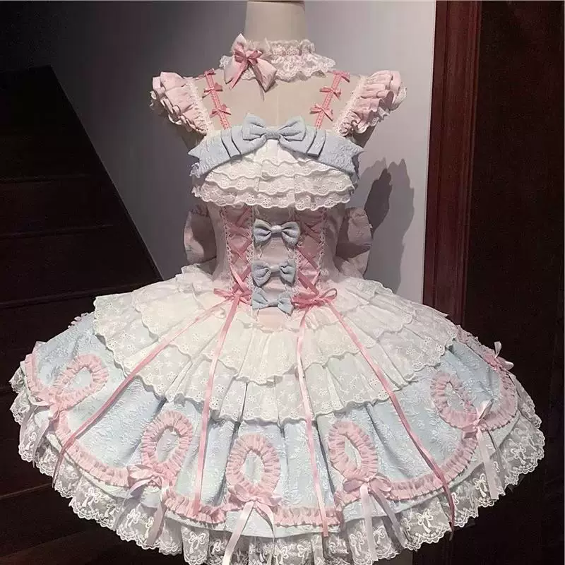 Настоящее платье с бантом, (Физика), стиль Лолита, Lolita Jsk