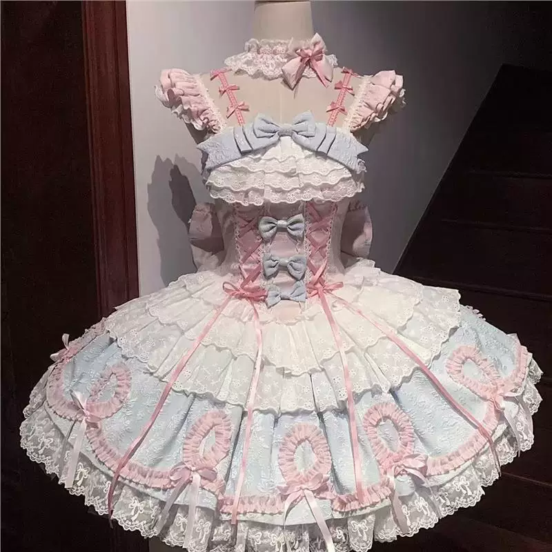 Настоящее платье с бантом, (Физика), стиль Лолита, Lolita Jsk