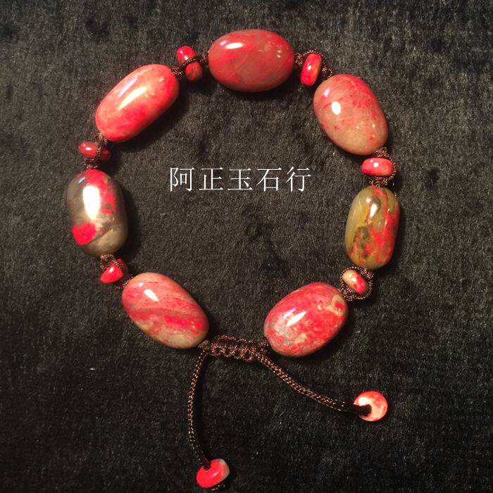 Guo Bauchang chicken blood stone all soft chicken blood boutique bracelet gave gift