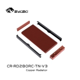 Bykski CR-RD280RC-TN-V3 280 медный холодный радиатор, тонкорядный радиатор, теплообменник, вентилятор 14 см