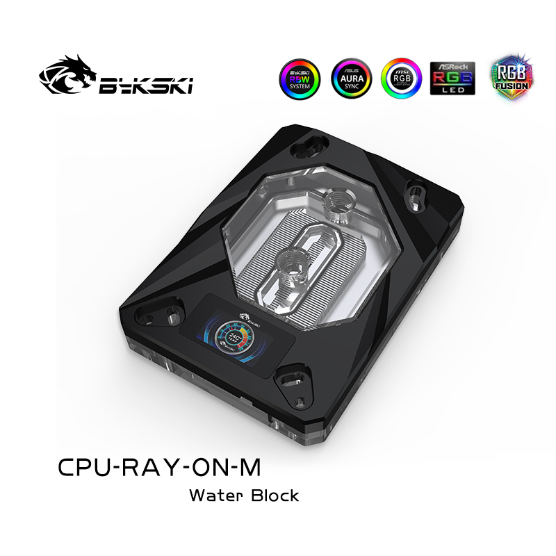 Bykski CPU-RAY-ON-M CPU water-cooled head AMD Ruilong Ryzen3 5 7 ThreadRipper