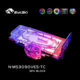 Bykski N-MS3090VES-TC видеокарта задняя плана медленная вода холодная головка 390ventus wantu Master