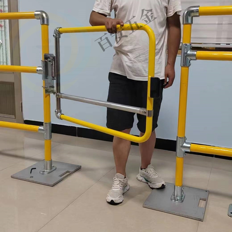 Industrial Self-Closing Safety Doors, Escalator Stainless Steel Safety Doors, Factory Protective Safety Devices, Self-Closing Rebound Doors