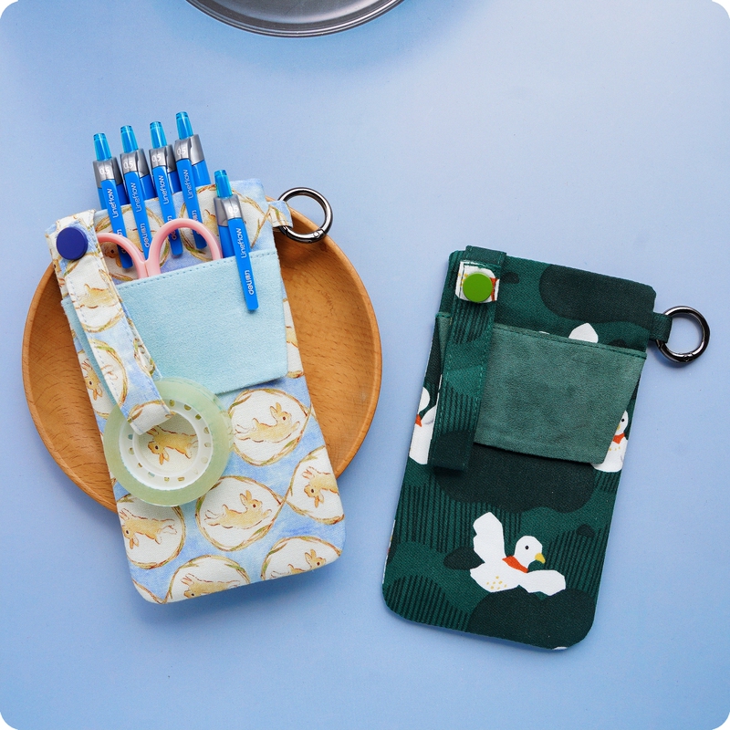 Double-Layer Doctor and Nurse Pen Bag, Thickened, Leak-Proof Ink, Pocket Insert Pen Bag, White Coat Workwear Pen Clip, Multi-Functional