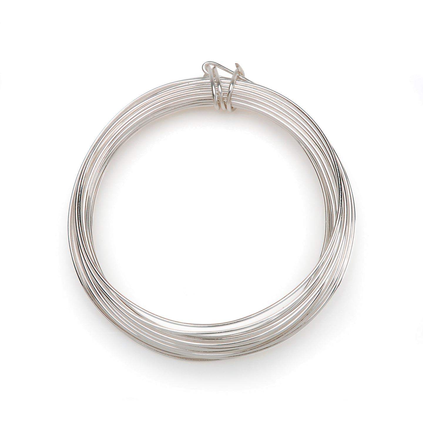 Naked silver plated brass wire silver-coated wire silver wire Diy silver plated wire jumper 0 8mm 20 m 20 m bale