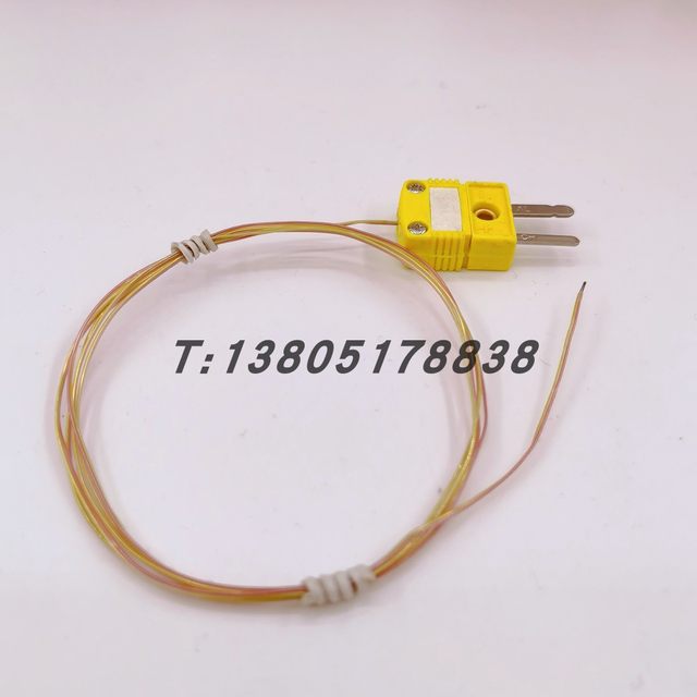 ສາຍວັດແທກອຸນຫະພູມ PTFE K-type TT-K-36-SLE ທີ່ມີສຽບ BGA ວັດແທກອຸນຫະພູມ SMT thermocouple wire ຄວາມແມ່ນຍໍາສູງ sensing temperature T