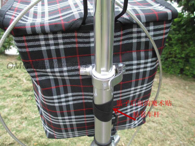 Panier pour vélo en toile - Ref 2267642 Image 5