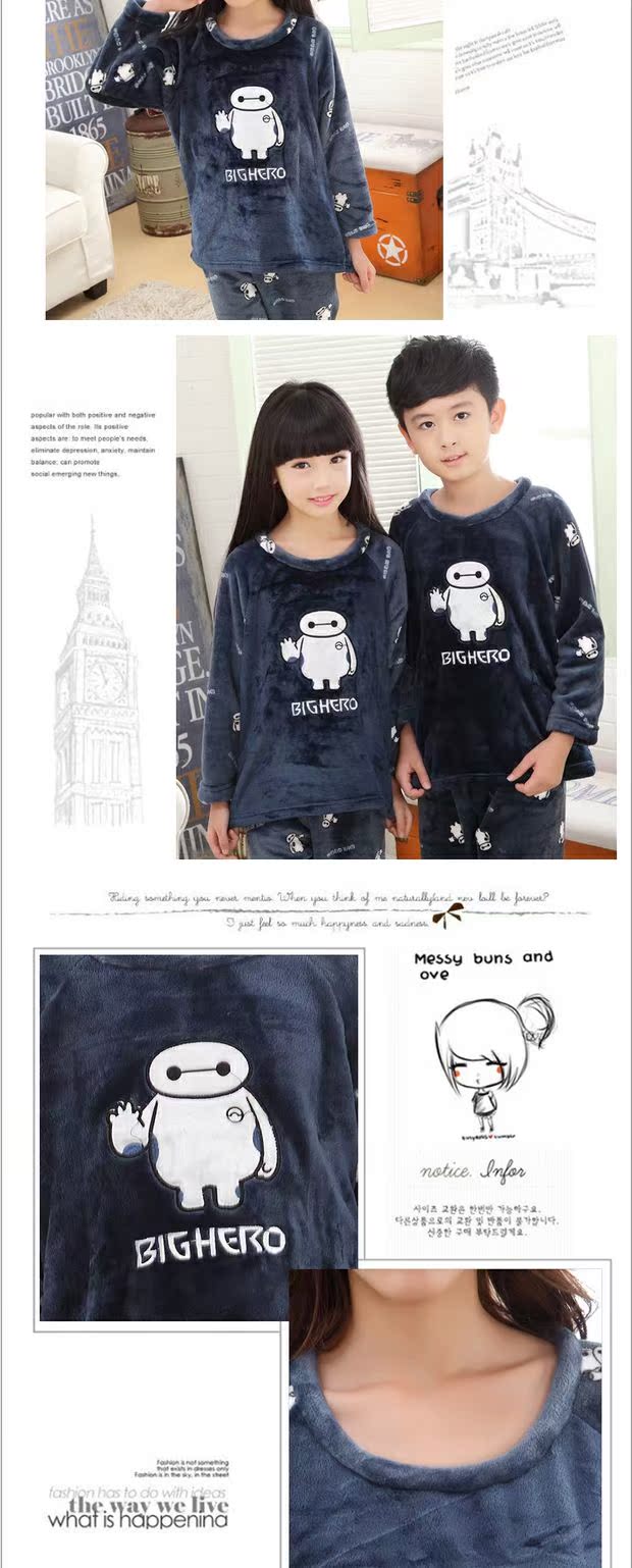 Bộ đồ ngủ dành cho phụ huynh và trẻ em hoạt hình nhỏ màu vàng nam và nữ dày flannel thiết lập một gia đình ba dịch vụ gia đình đồ bộ mùa hè cho cả gia đình