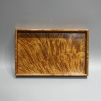 Jinsi Nan wooden tray Sichuan small leaf zhennan wood natural water ripples play plate fruit plate dried fruit plate