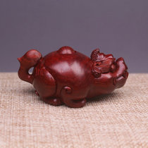 If you are required you will be able to transfer the small leaves of the red sandalwood carving balls.