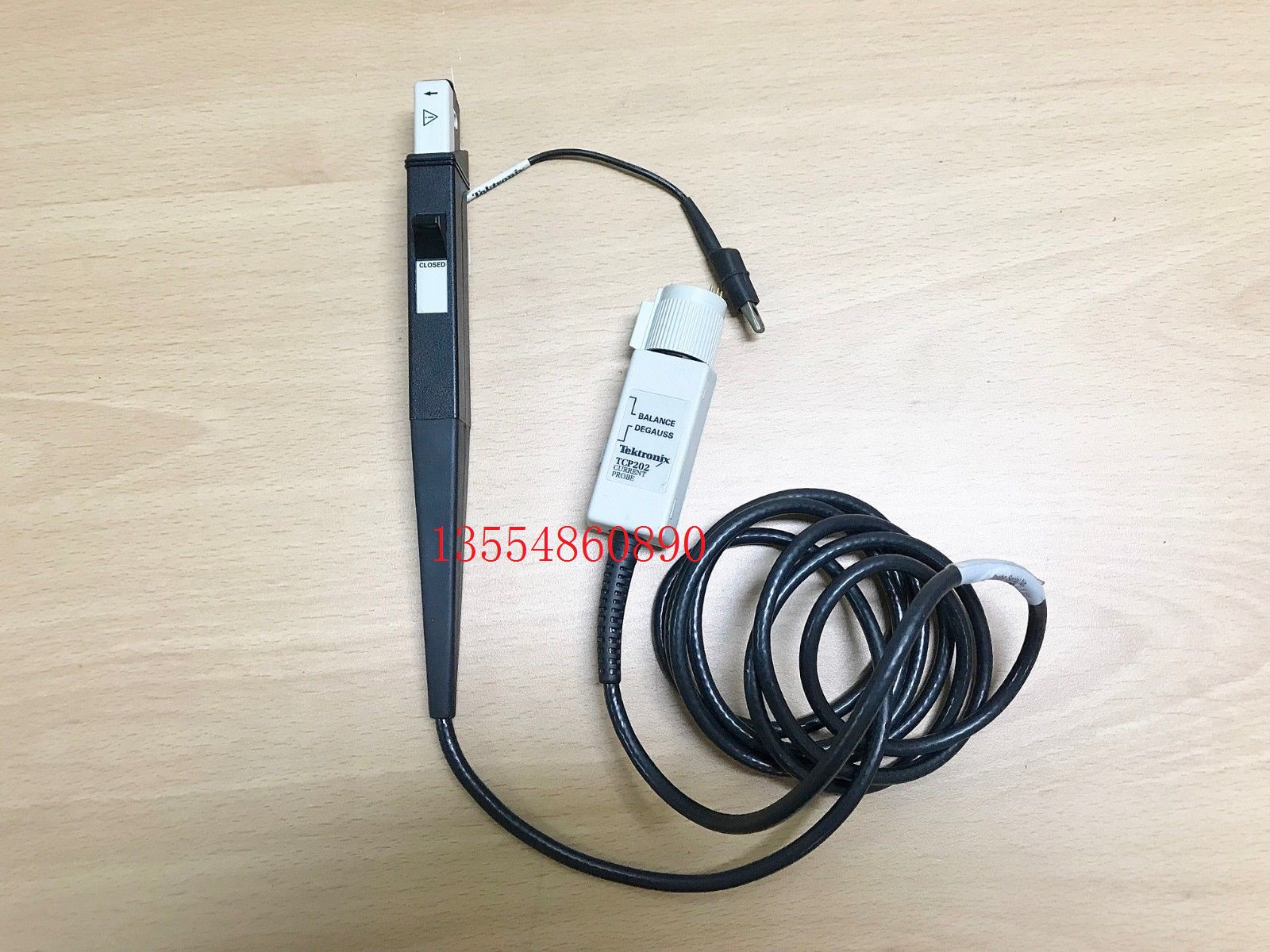 Bag precision Teke Tektronix tcp202 50mhz 15a Current probe oscilloscope monitor