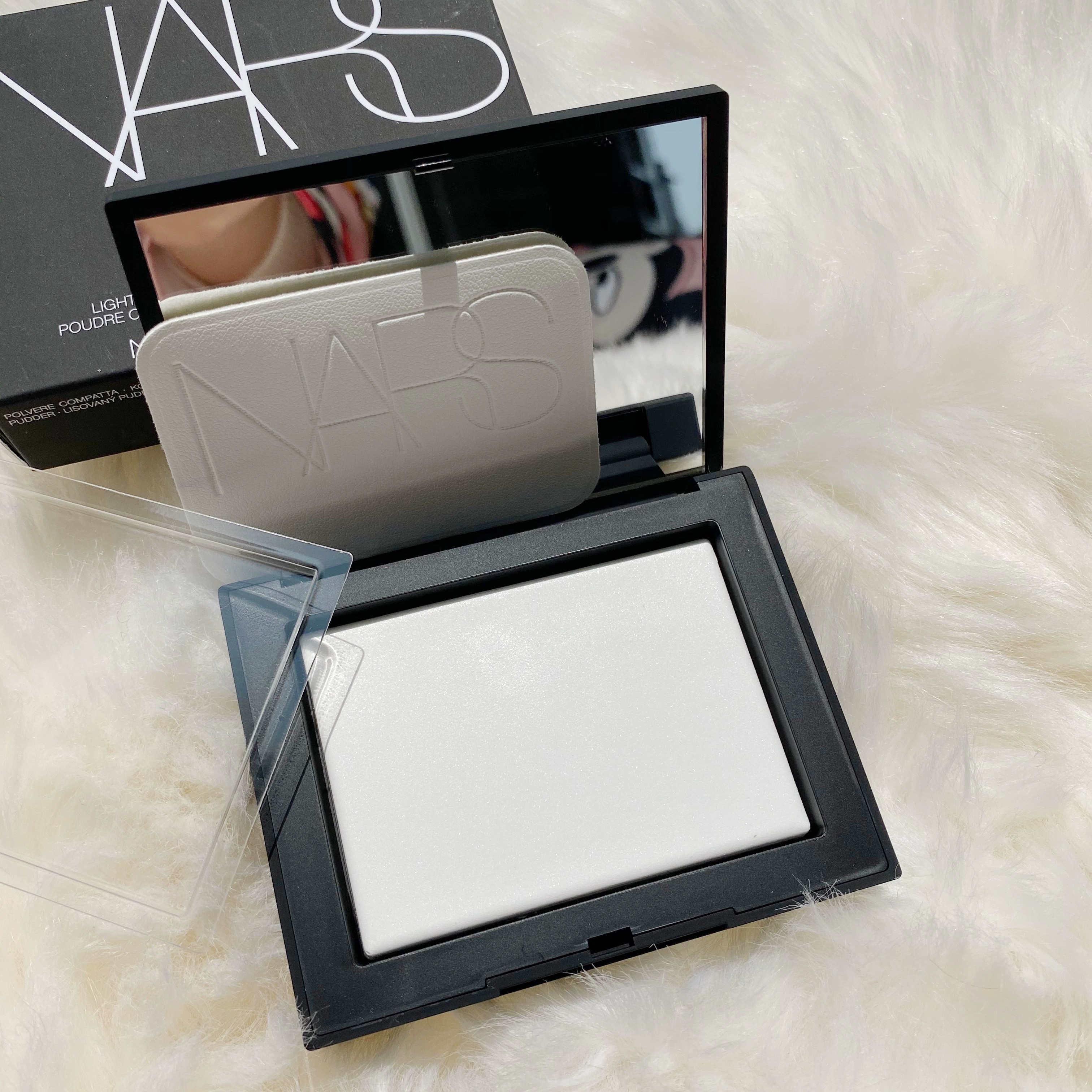 Tại chỗ! 19 năm phiên bản mới tăng dần NARS nude nhẹ mật ong bột lỏng 10g với phấn phồng trang điểm kiểm soát dầu lâu dài - Bột nén