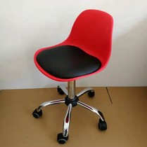 Mini compact low stool with backrest Childrens student chair Home desk Computer chair Lift swivel chair Work stool