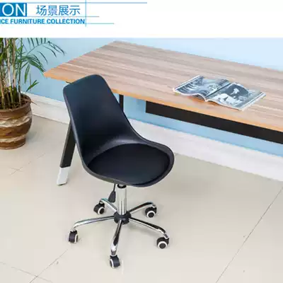 Computer chair home office simple small swivel chair without armrest backrest student chair lift chair study desk chair