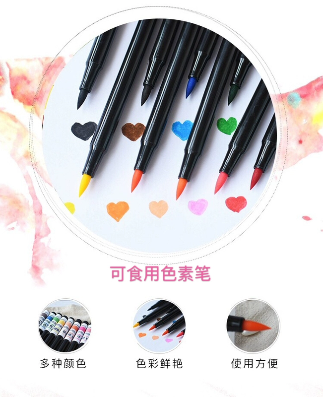 Màu sắc ăn được bút thực phẩm cấp hộp ăn trưa hộp ăn trưa bánh fondant nướng dòng móc đỏ có thể viết tài liệu - Hộp cơm điện sưởi ấm