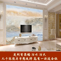 UV board custom TV background wall PVC imitation marble UV board decorative board indoor microcrystalline stone plastic decorative board