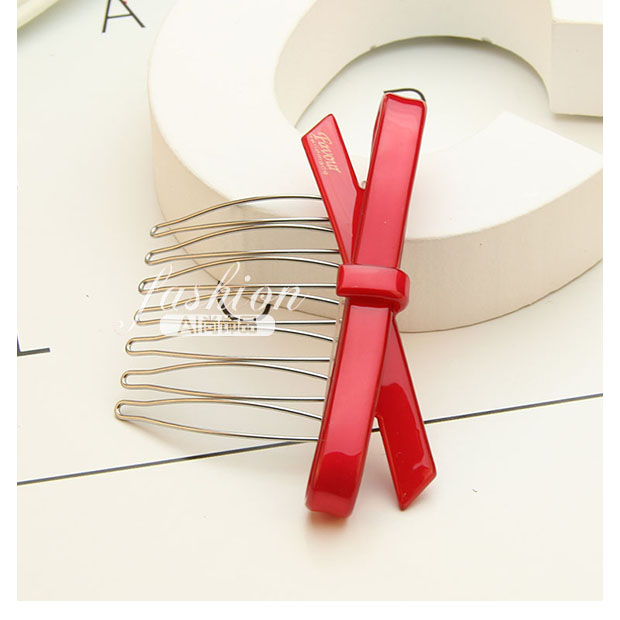 Kẹp tóc acrylic kẹp tóc Phiên bản Nhật Bản và Hàn Quốc của kẹp tóc trang sức đầu bangs đảo ngược chèn lược chải tóc Hàn Quốc phụ kiện kẹp tóc - Phụ kiện tóc dây buộc tóc cho bé gái