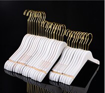 Clothing store decoration hanger display rack rack rack clothing stand solid wood white womens clothing hanger