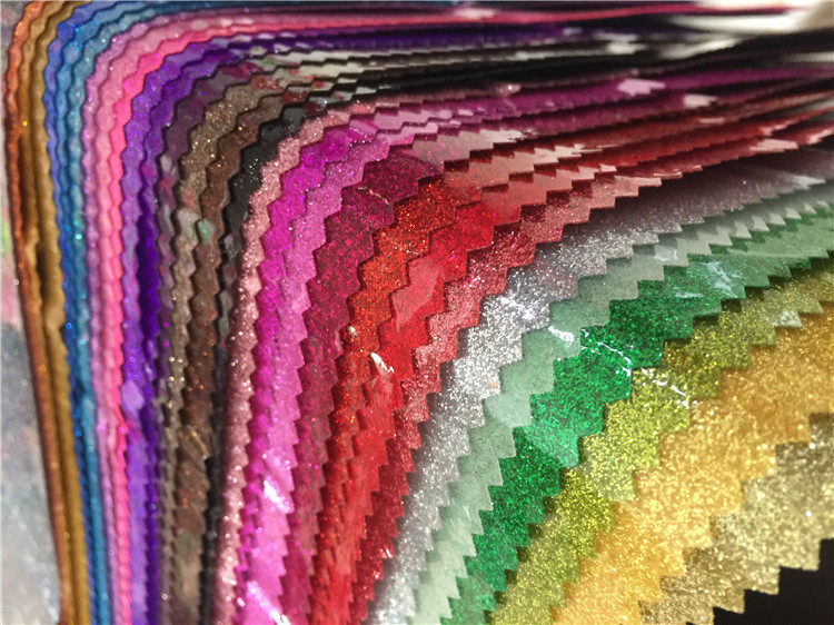 巴黎钻石格利特闪粉特殊皮革透明pvc鞋材装饰移门淘气堡皮革面料详情14