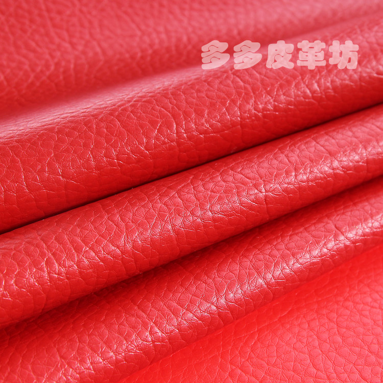 大荔枝纹PU皮革面料皮料仿皮软包装饰diy手工材料人造革沙发布料详情23