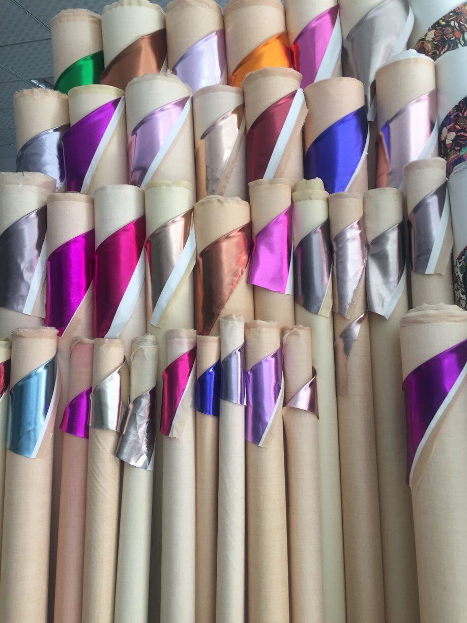 PU101贴膜人造革服装革皮革面料仿皮DIY手工柔软金属革 皮料布料详情14