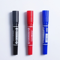 Hero marker pen thickness two ends 880 big double head oil marker pen logistics pen double head marker pen