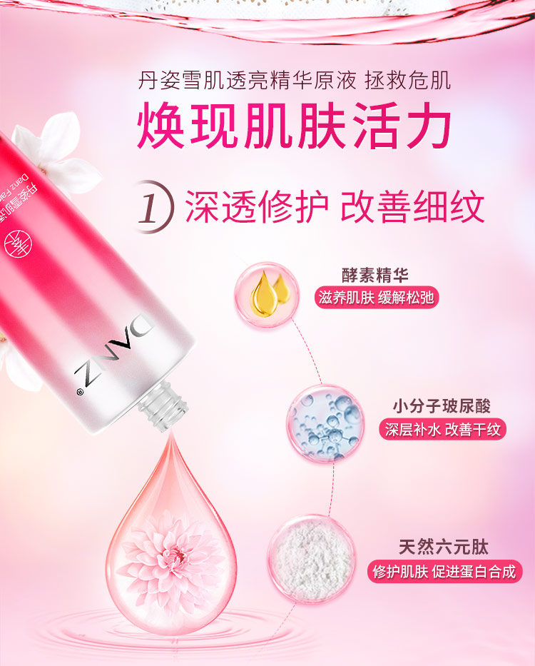 Tinh chất Danzi thu nhỏ lỗ chân lông thô sửa chữa làm sáng da nâng cơ làm săn chắc dầu dưỡng ẩm serum của innisfree