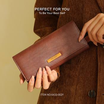 Medela retro women's wallet birthday gift long clutch women's multi-card multi-function wallet niche Medela retro women's wallet birthday gift long clutch women's multi-card multi-function wallet niche