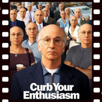 Calm down your anger curb your enthusiasm 1-11 American TV series super poster with Chinese and English subtitles
