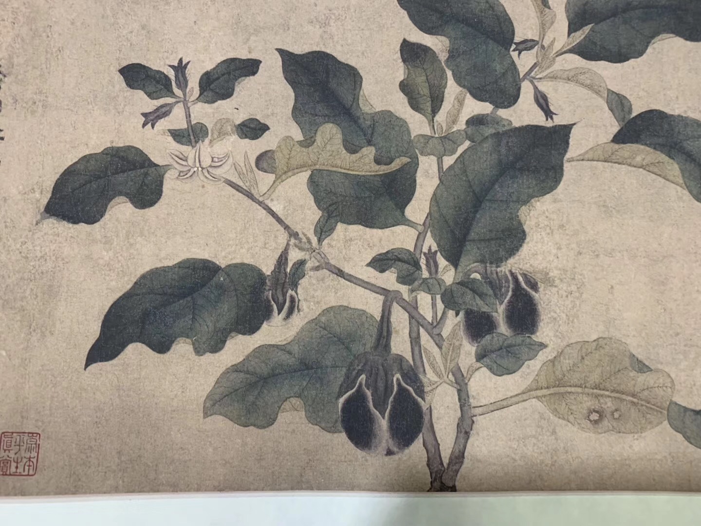 Antique paintings and calligraphy, money selection, melon and eggplant, flowers and birds, flower pictures, calligraphy and painting of famous masters, long scroll micro-sprayed replicas of Chinese paintings