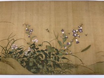 (Antique calligraphy and painting) Huang Quans Long Scroll of Green Bamboo Grass and Insects (Giclee)