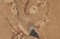 Qian Xuan Rui Que Tu Fine Arts Flowers and Birds Chinese Painting Vertical Scrolls Hanging Scrolls Wall Decoration Picture Materials Giclee Reproductions