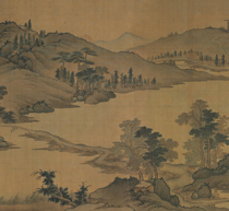 Xu Daoning Autumn Mountains Misty Rain Landscape Ancient Chinese Painting Art Resources Giclee Reproduction