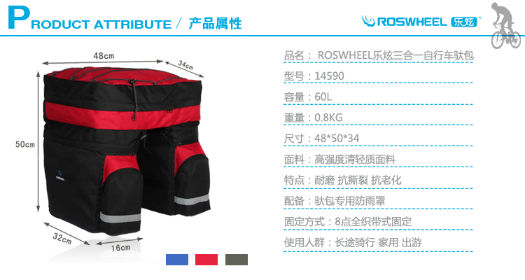 Sacoche pour vélo - Ref 2233506 Image 5