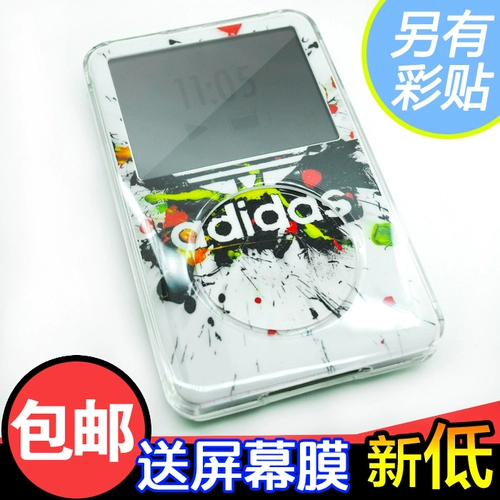 IPod Classic Video защищающая оболочка обложки IPC Crystal Shell Transparent Shell Silicone Ryeve Plomtable