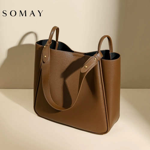 Сумка через плечо, вместительная и большая весенняя сумка на одно плечо, сумка подмышку