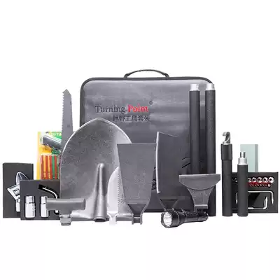 German imported steel knife front multi-function folding car tool set shovel shovel axe saw hoe tire repair wood knife