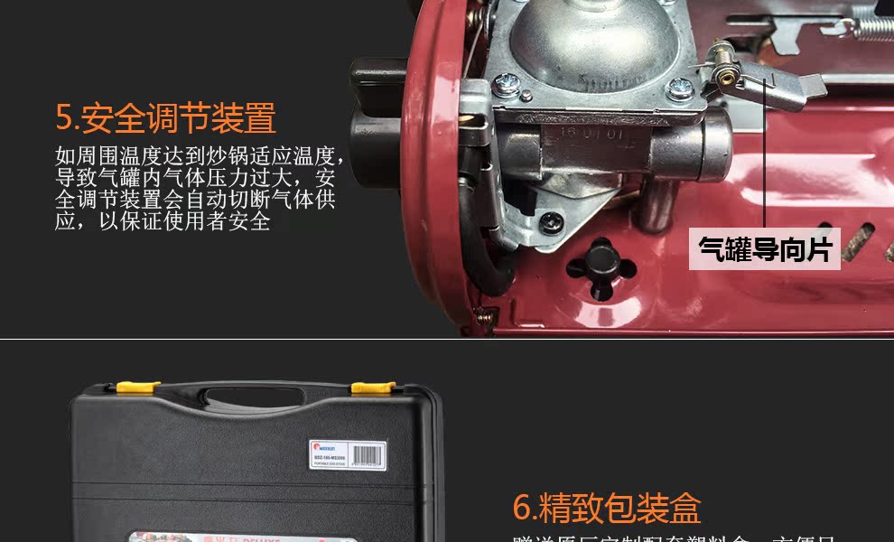Lò cassette tươi cầm tay ngoài trời bếp lò dã ngoại - Bếp lò / bộ đồ ăn / đồ nướng dã ngoại quạt khò bếp than