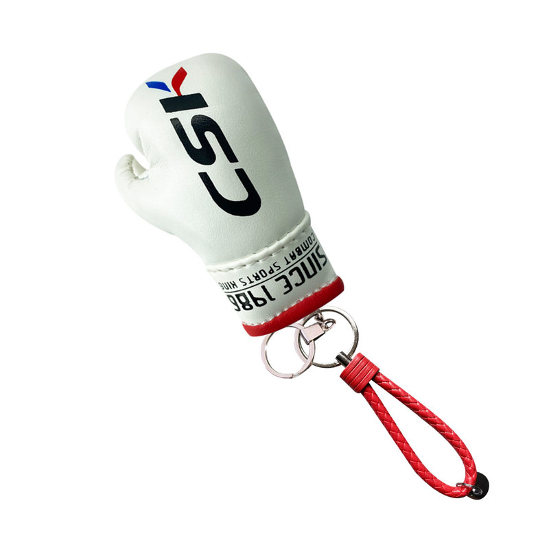 Csk Zhongchengwang Mini Boxing Glove Keychain Car Backpack Pendant Small Boxing Glove Ornament