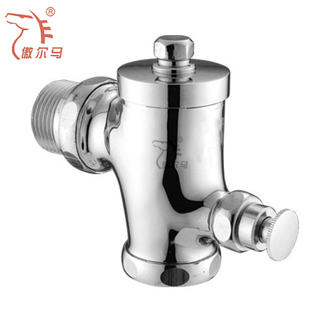 Valve proud Horse AEM-8815 full bronze hand press type flush valve into wall button stool urinating flushing valve duces
