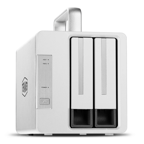 Terramaster D2-340 дисковый шкаф Thunderbolt3 Двойной молниенос 3-х пластинга, ящик для хранения жесткой дисковой коробки поддерживает редактирование фильмов и телевидения RAID1