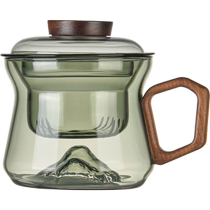 捷安玺茶杯茶具个人专用高档泡茶杯茶水分离喝茶杯子咖啡玻璃水杯