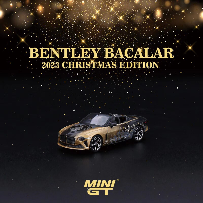 [in Stock] Minigt1: 64 Scale Bentley Mulliner Bacalar 2023 Christmas Limited Edition