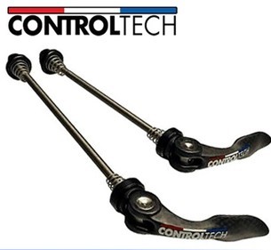 CONTROLTECH TITANIUM SHAFT CARBON FIBER HANDLE Road bike MOUNTAIN bike QUICK RELEASE SET Axle QUICK RELEASE