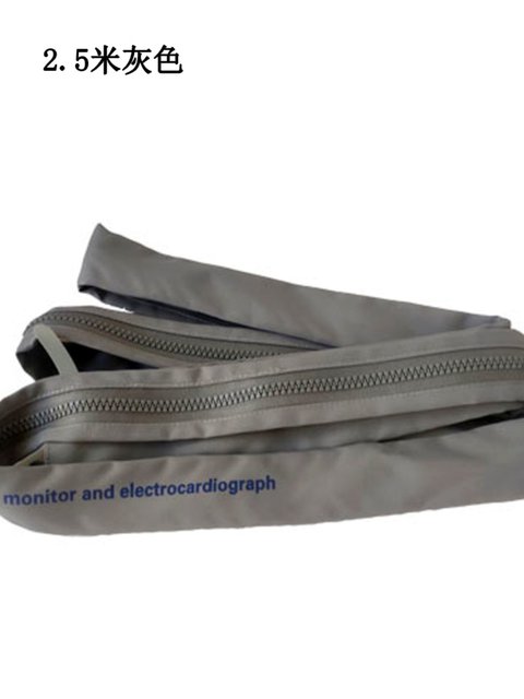 Zippered ECG monitor cable protective cover organizer protective bag storage bag storage bag cable management cover 2 ແມັດ 1 ຊິ້ນ